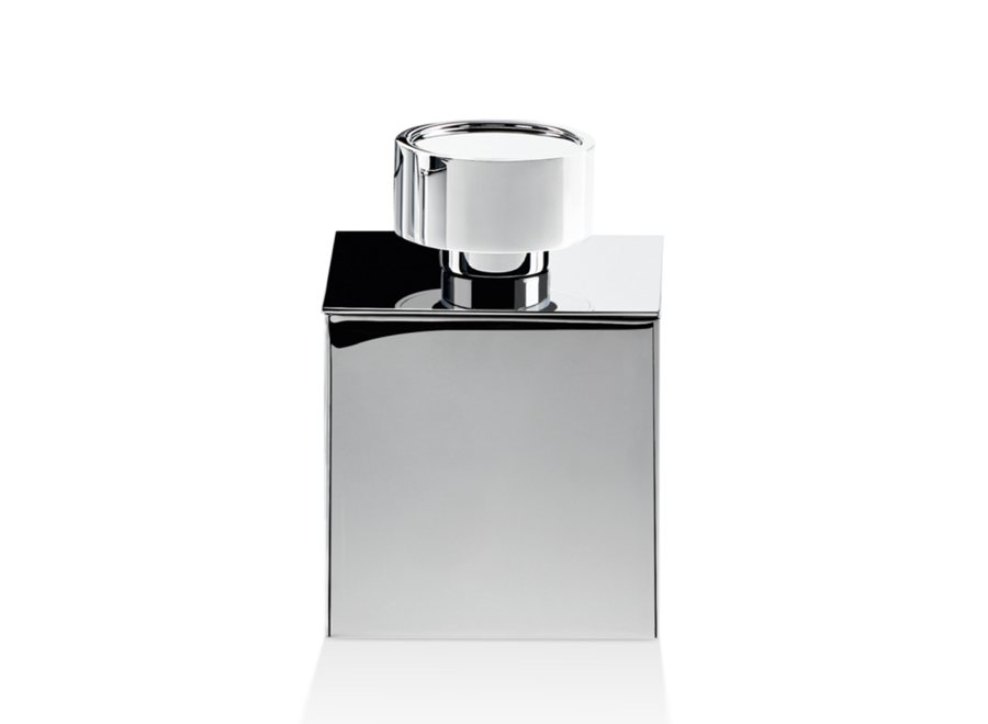 Opbergdoos met deksel 'Century' - Chrome