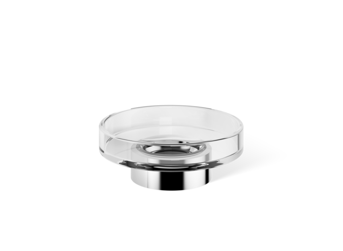 Porte-savon Century - Chrome / Clear Glass