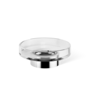 Soap dish 'Century' - Chrome / Clear Glass