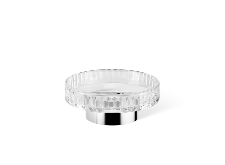 Zeepbakje Century - Chrome / Cut Glass