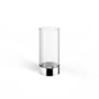 Becher 'Century' - Chrome / Clear glass