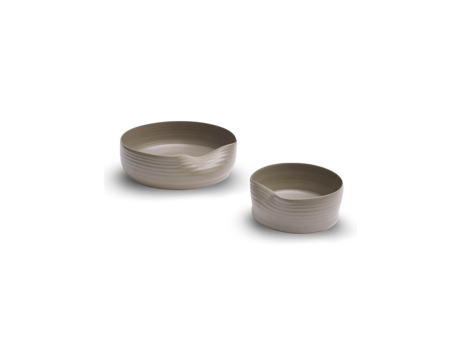 Bowl 'Celeste'  M - Dark Taupe
