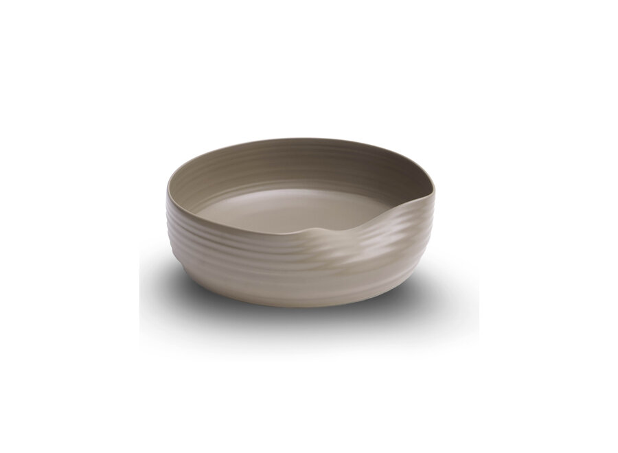 Bowl 'Celeste' L - Dark Taupe
