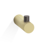 Wall hook 'Club' - Dark metal matt / Gold matt