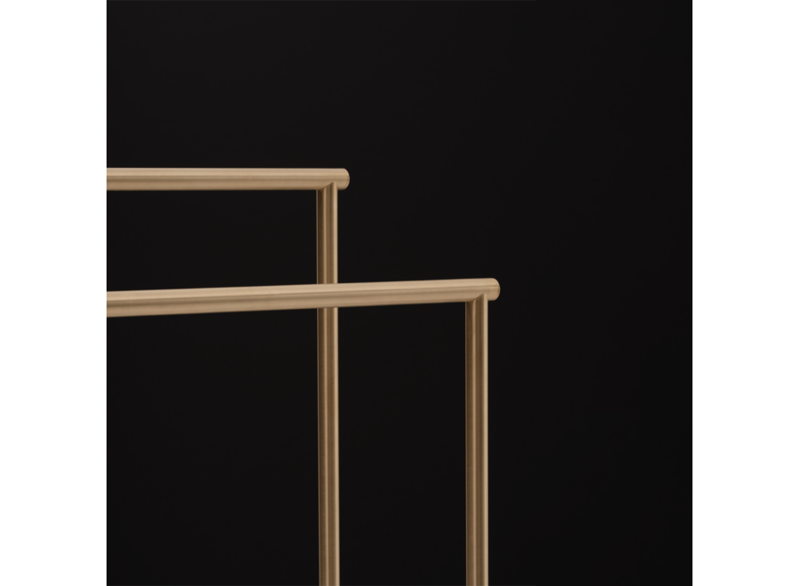 Towel rail 'Century' - Gold matt 24 ct