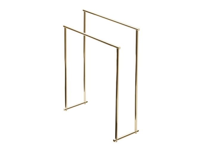 Towel rail Century - Gold shiny 24 carat