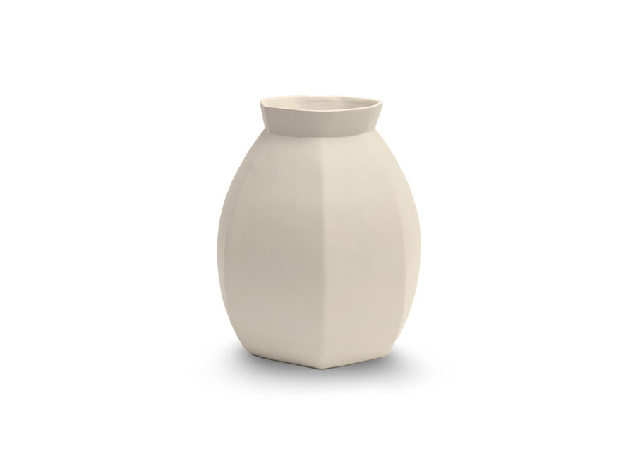 Vase 'Elysian' M - Sand