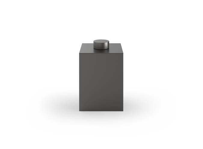 Paper bin Century DW76 - Dark metal matt