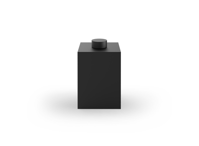 Papierkorb Century DW76 - Black matt