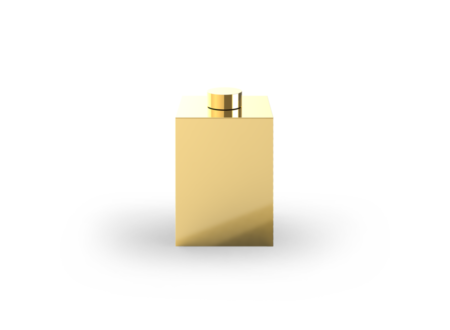 Prullenbak Century DW76 -  Gold shiny 24 carat