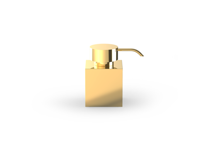 Zeepdispenser Century - Square - Gold shiny 24 carat