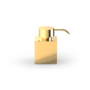 Zeepdispenser 'Century' - Square - Gold shiny 24 carat