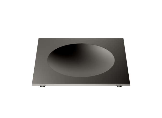 Tablett Century - Dark metal matt