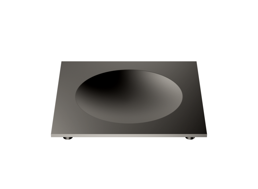Dienblad Century - Dark metal matt