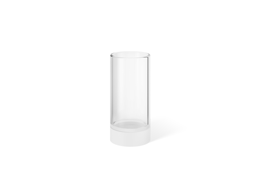 Becher 'Century' - Crystal clear / White matt / Clear glass