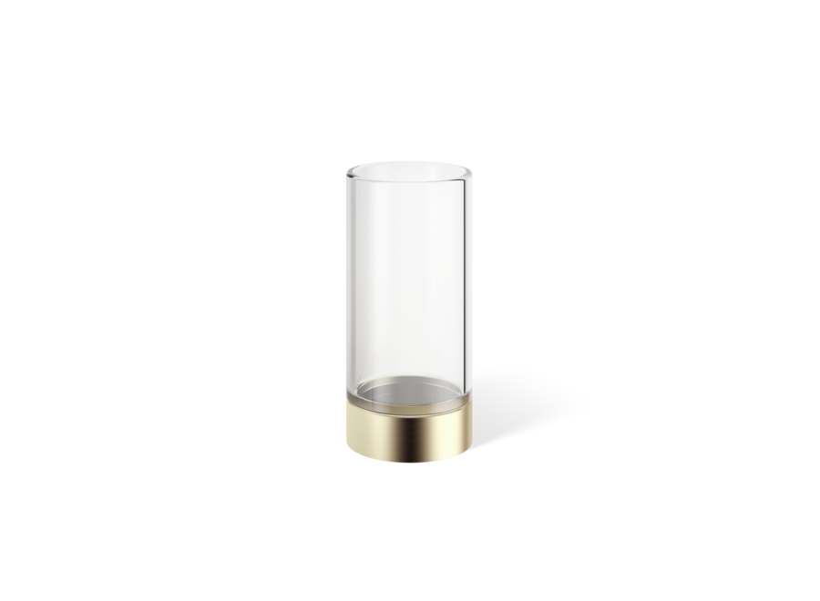 Becher Century - Gold matt / Clear glass