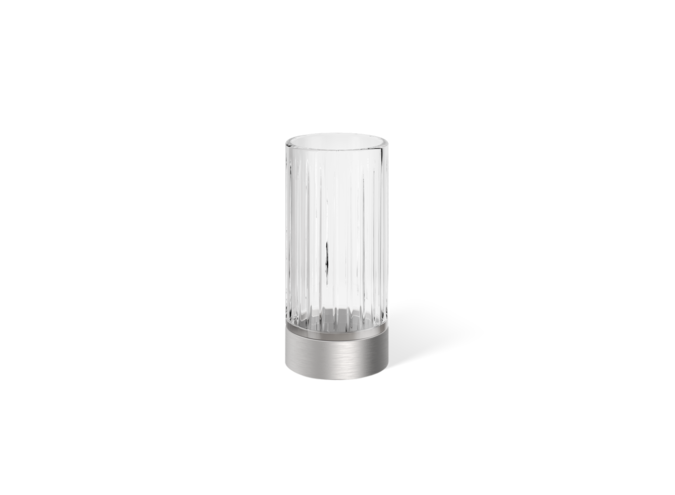 Beker Century - Stainless steel matt / Cut glass