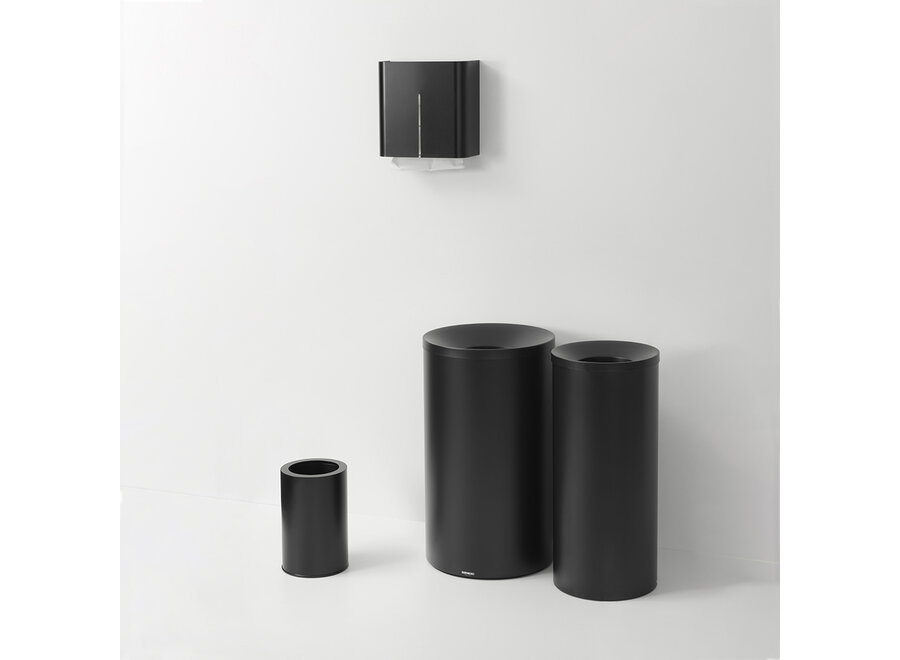 Paper bin 'Mikado' Rooms - Black matt