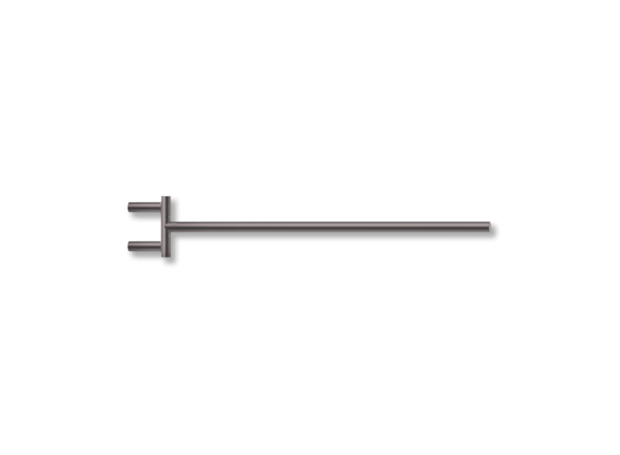Towel rail Mikado HTH1 - Dark Metal matt PVD