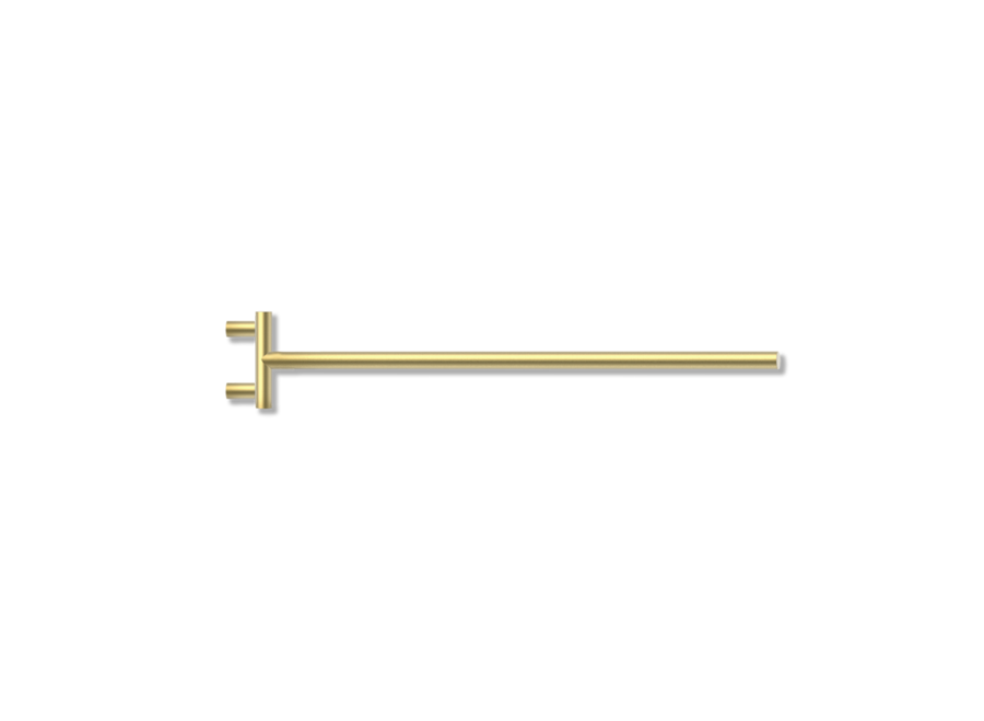 Towel rail 'Mikado' HTH1 - Brass matt ( not laquered )