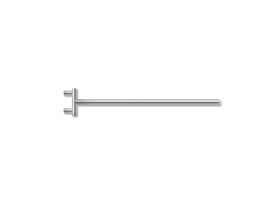 Handdoekrek 'Mikado' HTH1 - Stainless steel matt