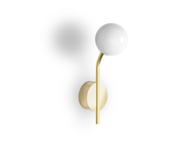 Lampe murale Mikado - Single - Gold matt