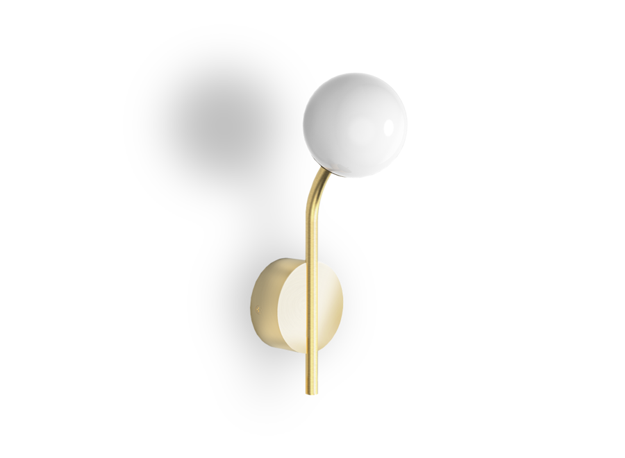 Wall lamp 'Mikado' - Single - Gold matt