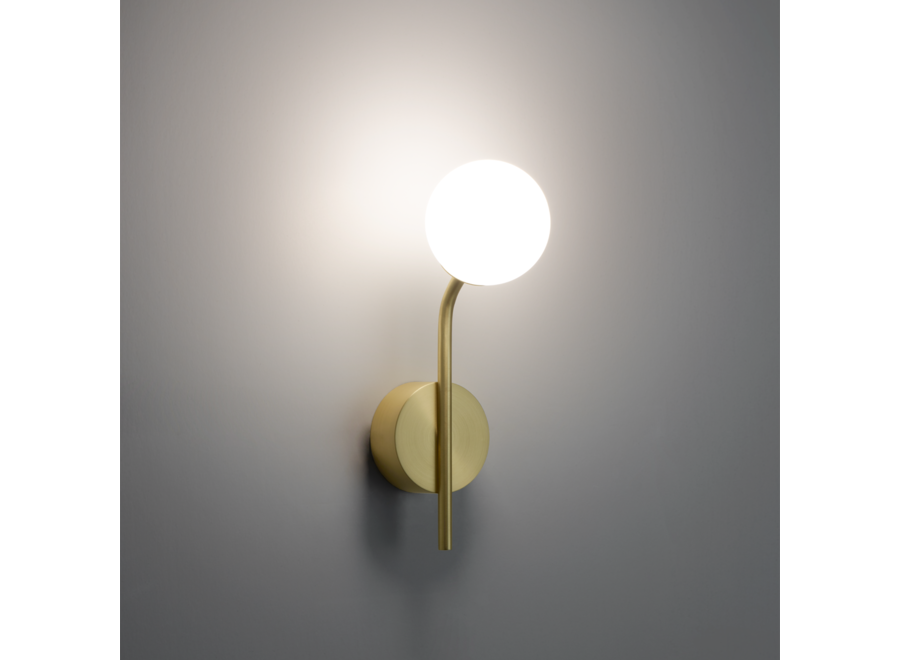 Wall lamp 'Mikado' - Single - Gold matt