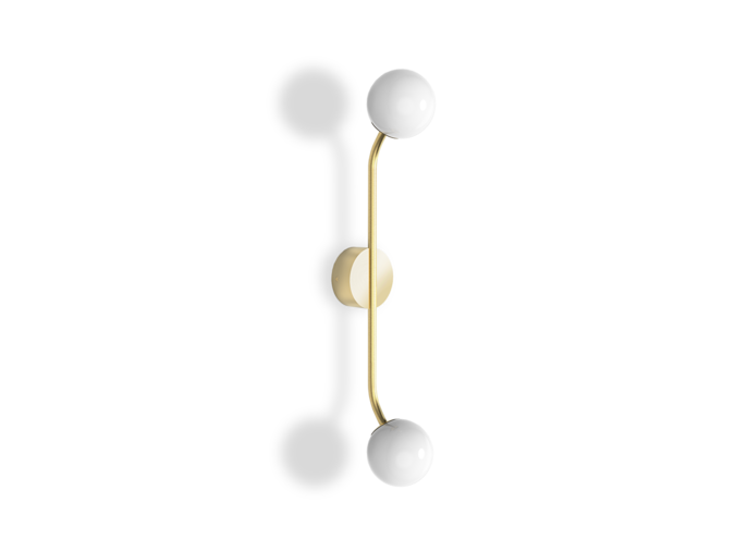 Wandlamp Mikado - Double - Gold matt
