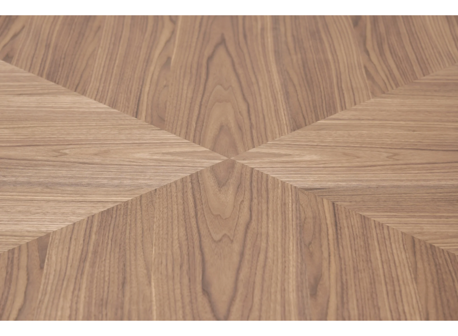 Table à manger 'Amalfi' - Walnut - 130 cm