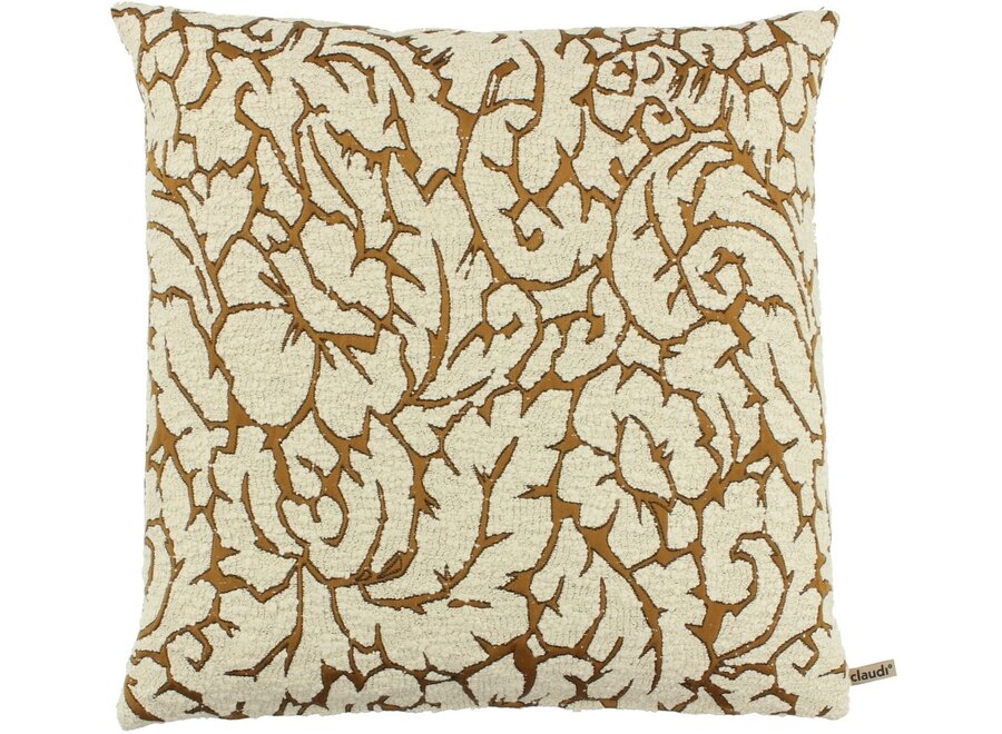 Coussin décoratif Belle White/Copper