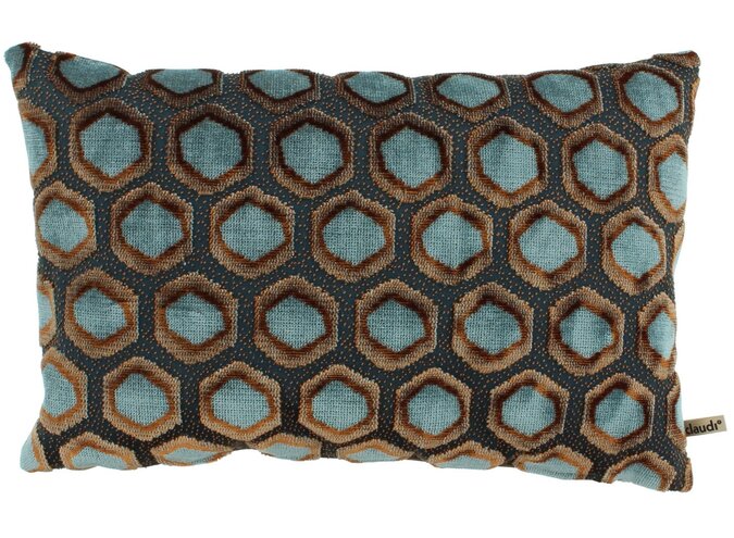 Coussin Imperiale Blue/Copper