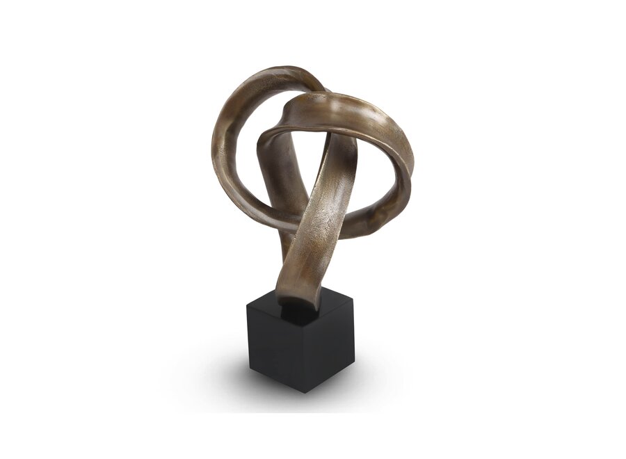 Decor object 'Gotenberg' - Antique Brass