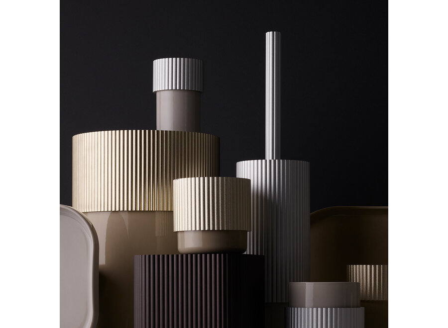 Paper bin 'OF.Line' - Champagner | Dune