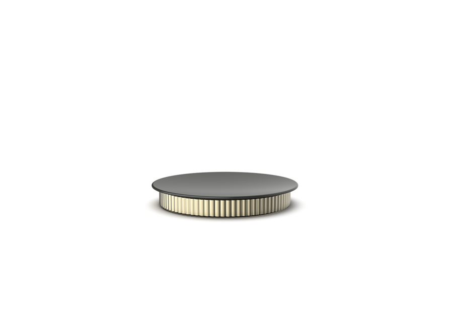 Plateau 'OF.Line' - Round - Champagner | Moor