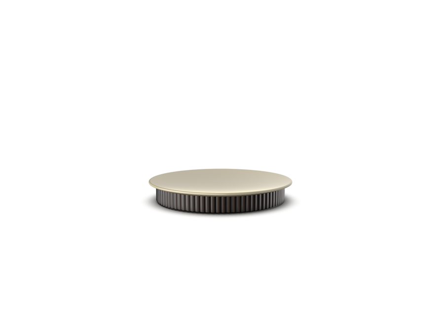 Tablett 'OF.Line' - Round - Mocca | Dune
