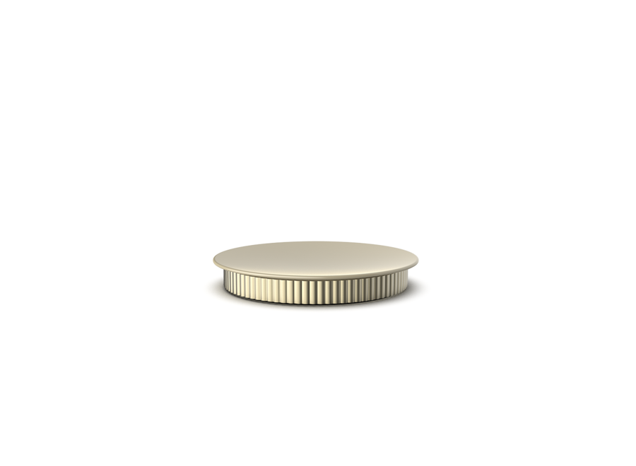 Tablett 'OF.Line' - Round - Champagner | Dune