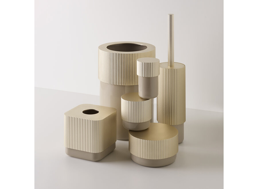 Toilet brush set 'OF.Line' - Champagner | Dune