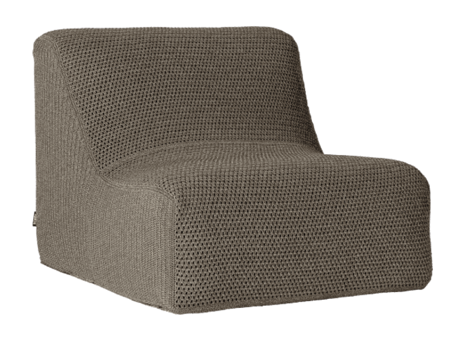 Chaise lounge 'Leno' - Wengé