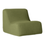 Lounge chair 'Leno' - Olive green