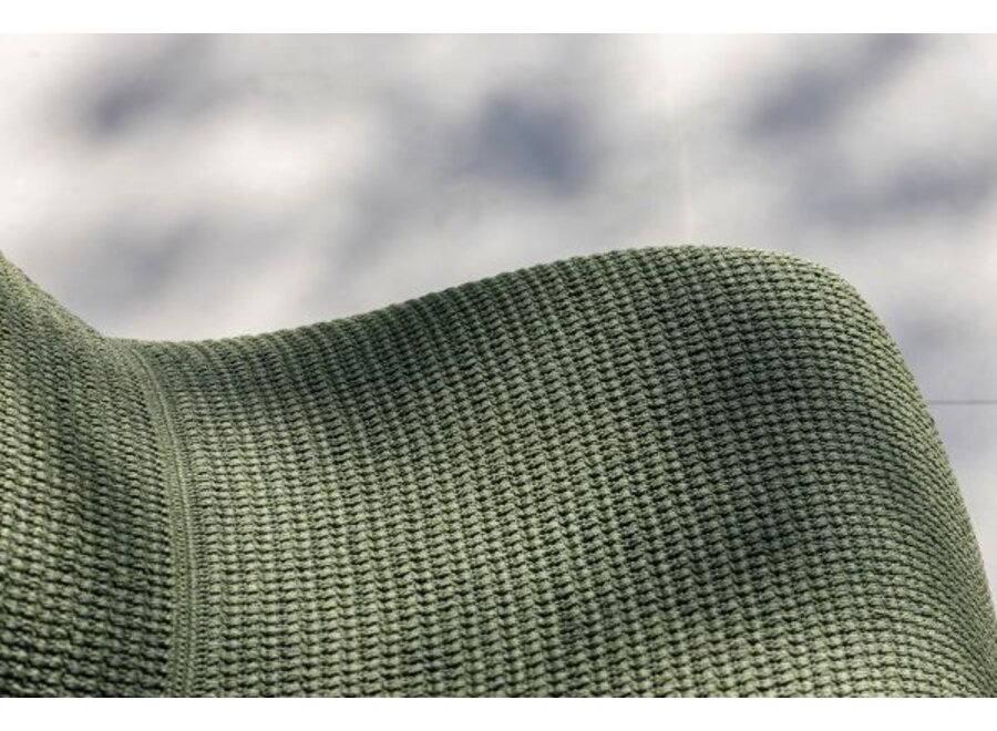 Lounge chair 'Leno' - Olive green
