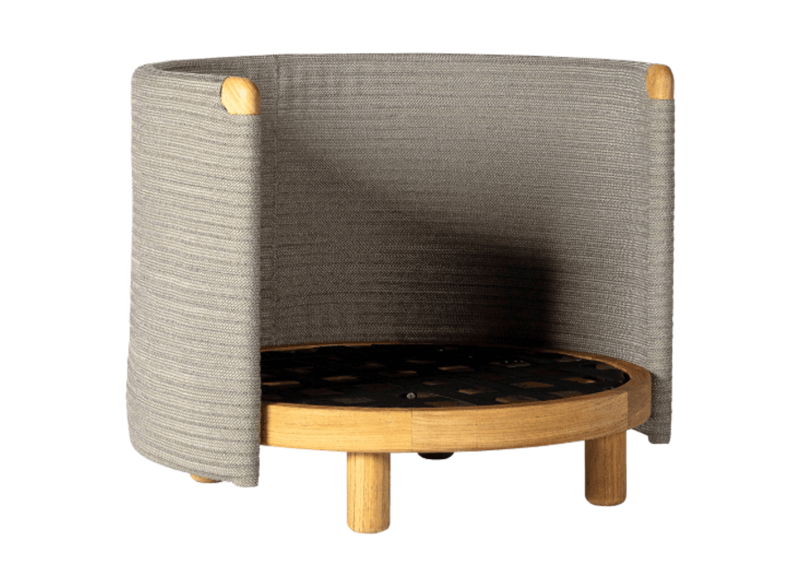 Chaise lounge 'Havana' - Warm grey