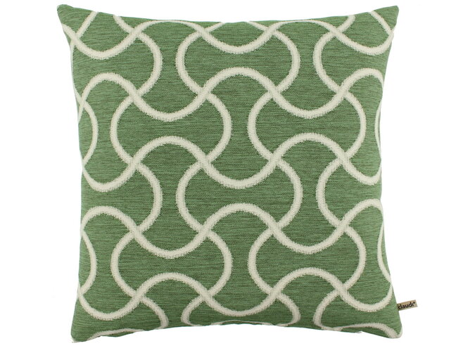 Cushion Daisy Dark Green
