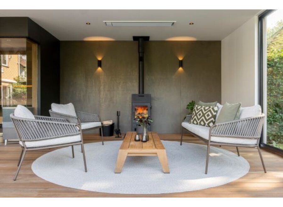 Chaise lounge 'Rob' - Wengé