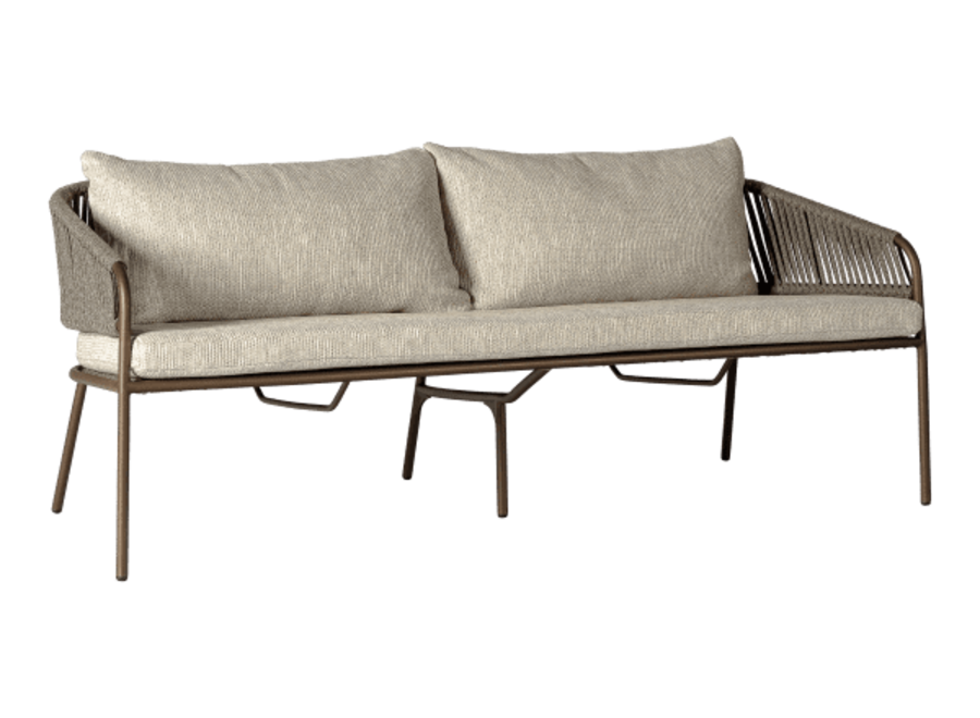 Lounge sofa 'Rob' - Wengé