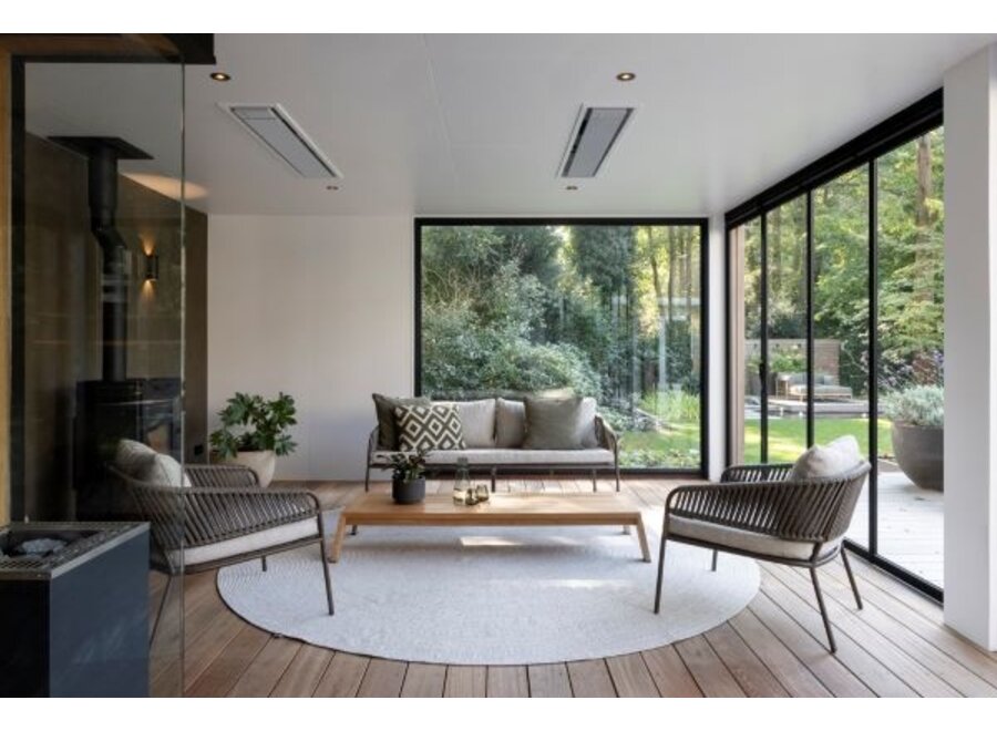 Lounge sofa 'Rob' - Wengé