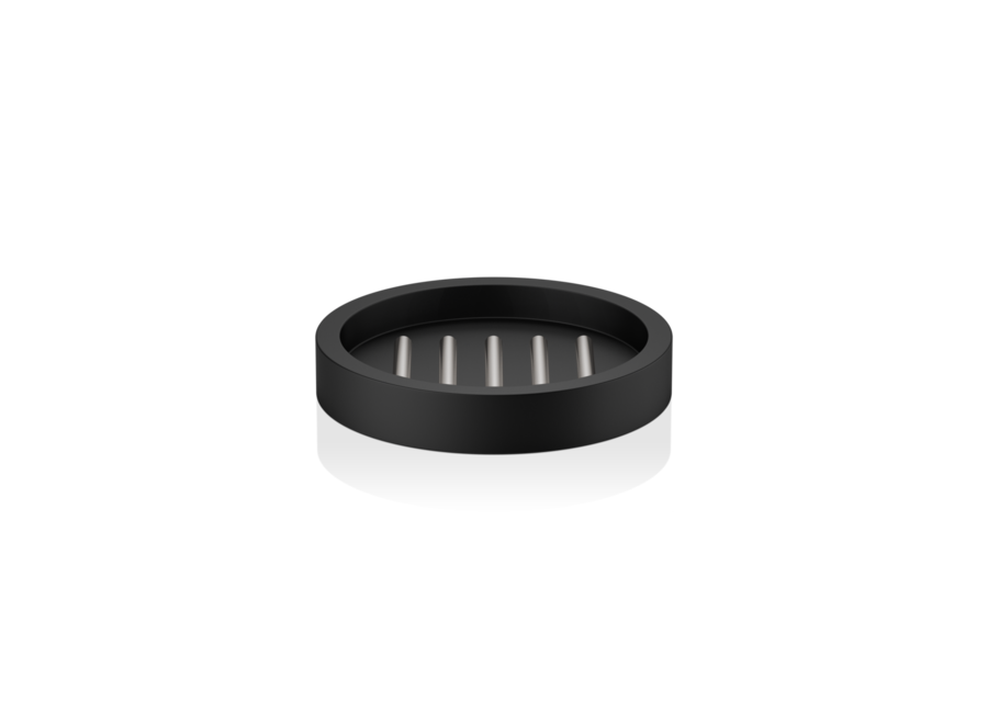 Porte-savon Stone - Black / Stainless Steel matt
