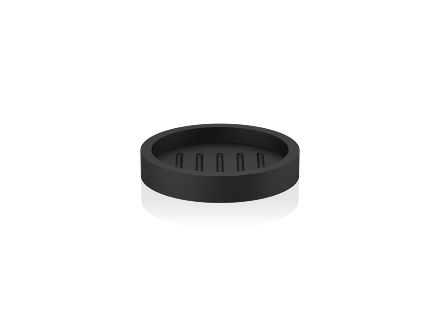 Soap dish Stone - Black matt