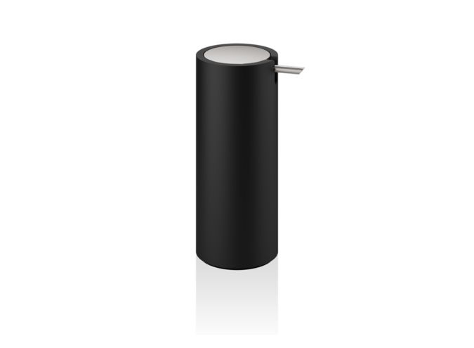 Seifenspender Stone - Black / Stainless Steel matt