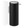 Distributeur de savon 'Stone' - Montage mural - Black / Stainless Steel matt